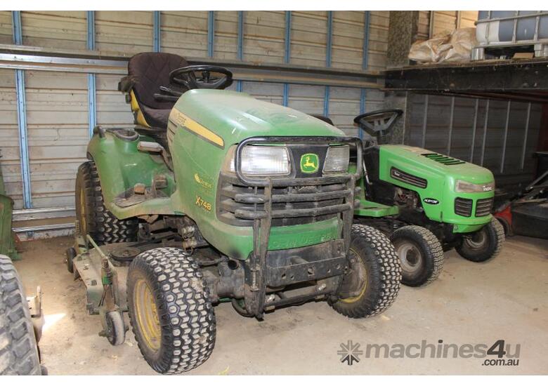 caption John Deere X748 Ride On Mower