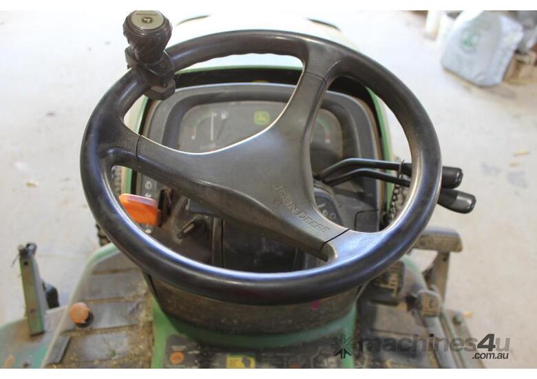 caption John Deere X748 Ride On Mower