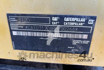 Caterpillar 2012   312D BEA3