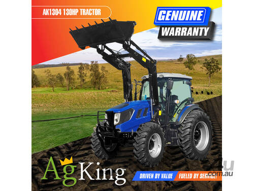 caption AgKing - 130HP Tractor
