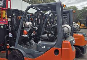 1.8 Ton Toyota Forklift | 4.3m Container Mast | LPG | Solid Tyres