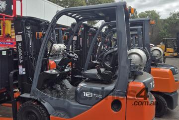 1.8 Ton Toyota Forklift | 4.3m Container Mast | LPG | Solid Tyres 1.8 Ton Toyota Forklift | 4.3m Container Mast | LPG | Solid Tyres