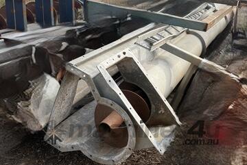 Conveyor Screw type Key-Way 400mm Dia 8.7m long no drive motor