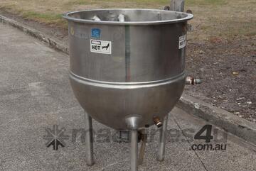 Stainless Steel Jacketed Bowl Kettle - 300 Litres - Groen N80