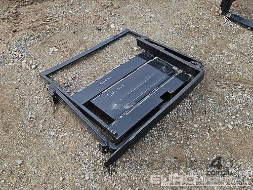 caption Unused Captok Forks to suit Mini Skidsteer Loader