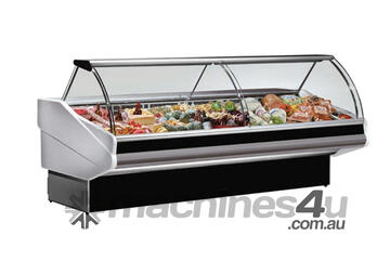 Tecnodom Curved Front Glass Deli Display 2020X1140X1260 Pan2000