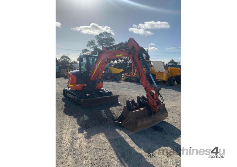 caption Kubota U55-4G 5t excavator