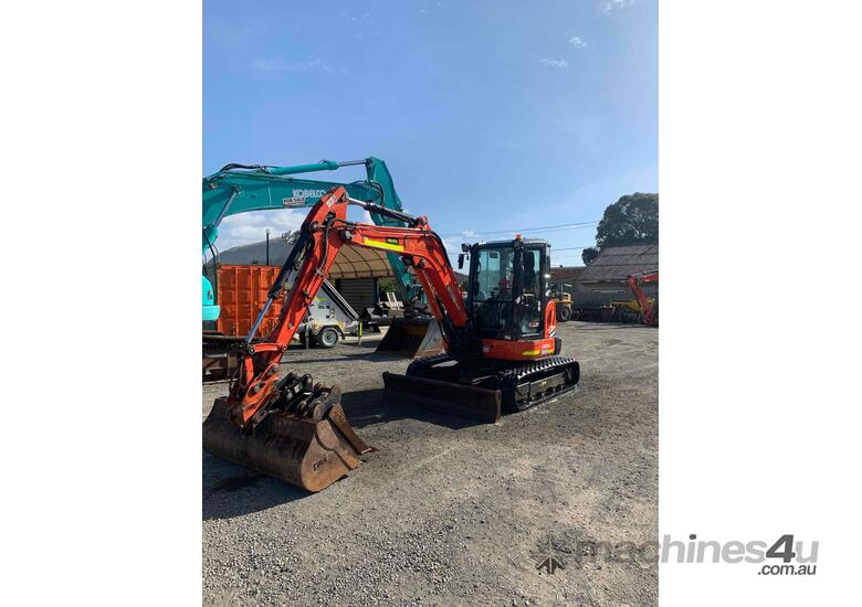 caption Kubota U55-4G 5t excavator