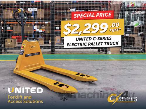 United C-Series Electric Pallet Truck Special