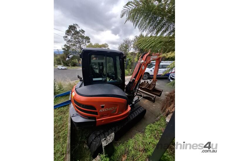 Kubota 4t KX040-4 Angle Blade Excavator 