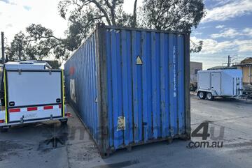 2008 CIMC 40 Foot HC Container With Quantity Of Mezzanine Floor Pallet Racking