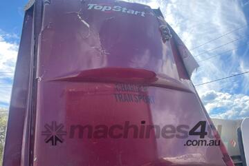 2016 Top Start Trailers B Straight Deck Curtainsider Tri Axle Flat Top Curtainside B Trailer