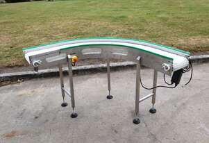 Stainless Curved Corner 90 Degrees Conveyor - Cryovac