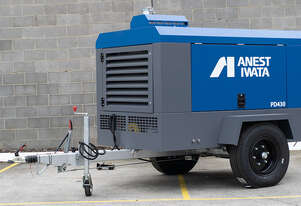 430 CFM Trailer-Mounted Diesel Air Compressor