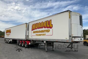 2015 Maxitrans ST3 Tri Axle Refrigerated Pantech Trailer Combination