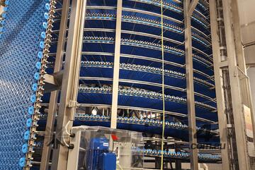 Twin conveyor Technopool Spiral Cooler