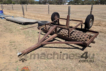 (10339) 8ft Trailing Spiked Roller (Euroa, VIC)