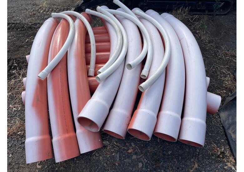 Pallet Of 150mm & 50mm Electrical PVC Conduit