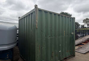 Green 10ft Shipping Container