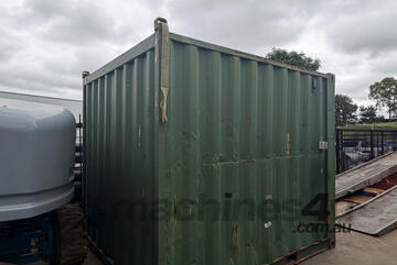 Green 10ft Shipping Container