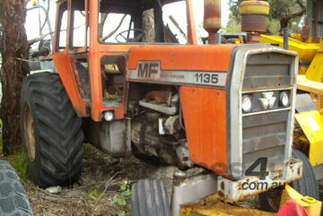 135hp massey , 2 w/d , burnt cabin , starts / runs