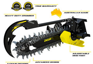 2016 DIGGA BIGFOOT 1500 XD HF TRENCHER ATTACHMENT