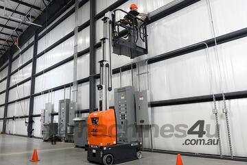 E18MCL Driveable Vertical Mast Lift - 18 ft Platform Height, Compact, Lightweight Design