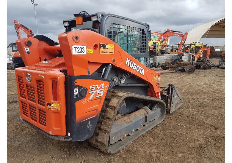 caption 2016 KUBOTA SVL75 TRACK LOADER IN EXCELLENT CONDITION