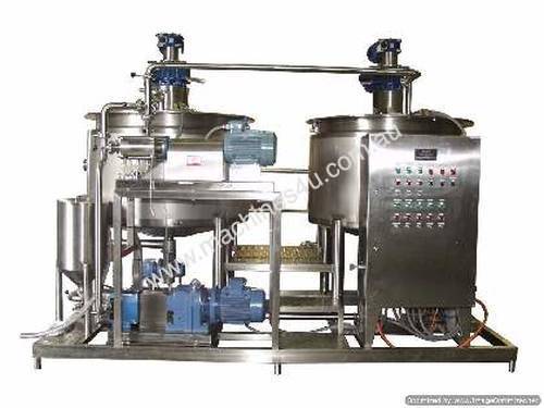 Cooking/Mixing Line (1000 L Cooker, In-Line Mill, Pump etc)