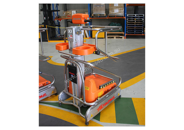 caption Elevah 4 Metre Electric Platform Ladder | 40 Move