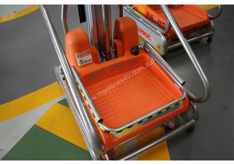 caption Elevah 4 Metre Electric Platform Ladder | 40 Move