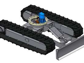 NEW SAMPIERANA 4T FIXED EXCAVATOR TRACK UNDERCARRIAGE - picture1' - Click to enlarge