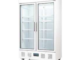Polar CD984-A - Upright Display Chiller 944Ltr Double Door Fridge - picture0' - Click to enlarge
