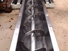 Trough Screw Conveyor, 275mm Dia x 3500mm L - picture0' - Click to enlarge