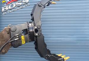 BOSS Hydraulic Rotating Demolition/Stone Grapple Suitable for 7T+ Excavators