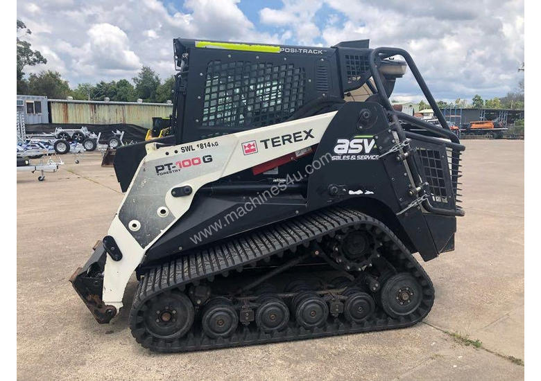 caption Terex PT-100G / PT100G Skid Steer Loader