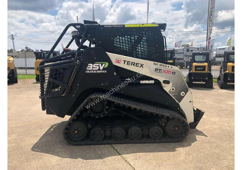 caption Terex PT-100G / PT100G Skid Steer Loader