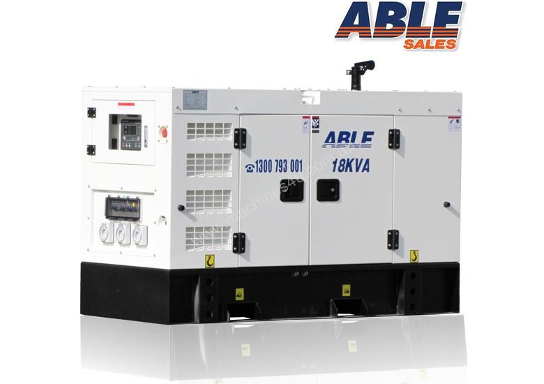 caption 18 kVA Diesel Genset 240V