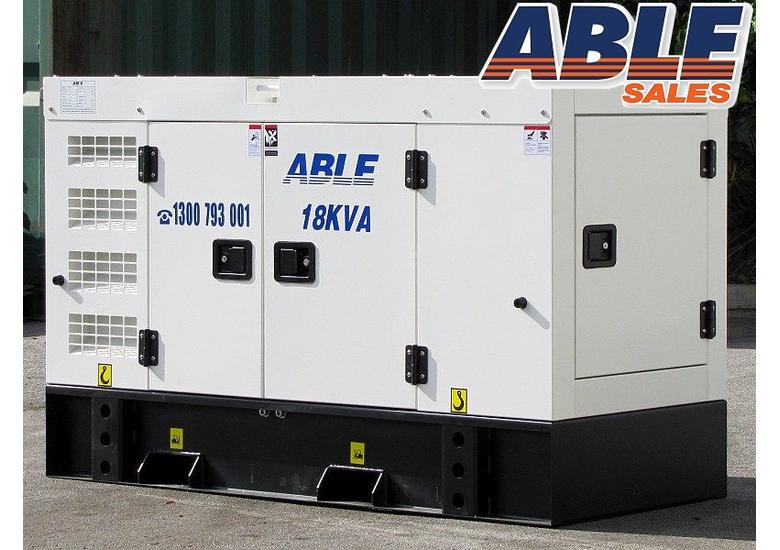 caption 18 kVA Diesel Genset 240V