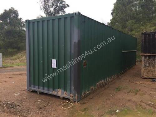 Converted Container – 12m - 2 rooms
