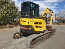 2014 YANMAR VIO55-6 EXCAVATOR WITH A/C CABIN, HITCH, BUCKETS AND 3092 HOURS - picture0' - Click to enlarge