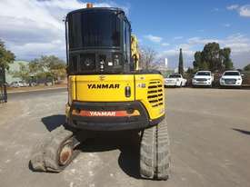 2014 YANMAR VIO55-6 EXCAVATOR WITH A/C CABIN, HITCH, BUCKETS AND 3092 HOURS - picture1' - Click to enlarge