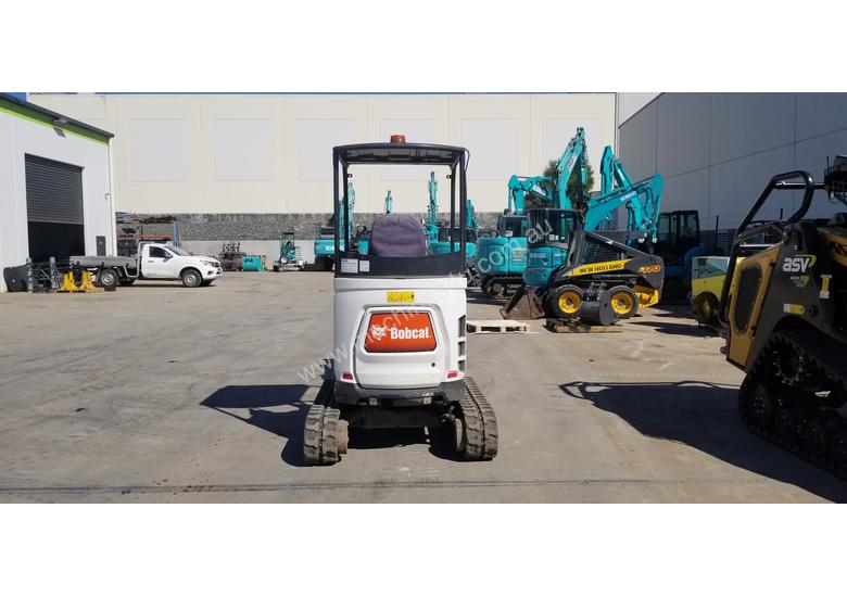 caption Bobcat E20 Mini Excavator