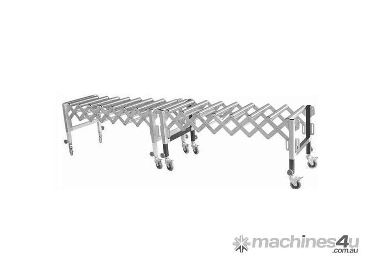 caption 450-1300mm Expandable Flexible Roller Support Conveyor Stand 26133 by Oltre