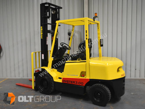 Hyster 3 Tonne Diesel Forklift H3.00DX 1851 Low Hours 4300mm Lift Height Sideshift