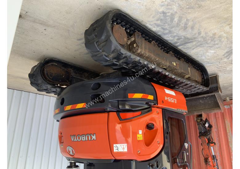 caption Kubota U55-4 Excavator