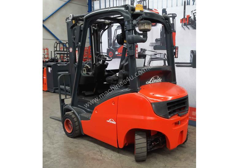 caption Used Forklift: H20D Genuine Preowned Linde 2t