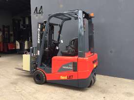 REFURBISHED NISSAN G1N1L18Q 1.8 TON 3 WHEELER ELECTRIC CONTAINER ENTRY FORKLIFT - picture0' - Click to enlarge