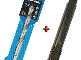 Intech Hand Tap M14 x 2.0mm with Sutton Tools Drill Bit 12mm - picture0' - Click to enlarge
