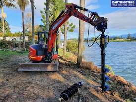 Digga PD4-5 auger drive combo package mini excavator up to 5.5T - picture0' - Click to enlarge